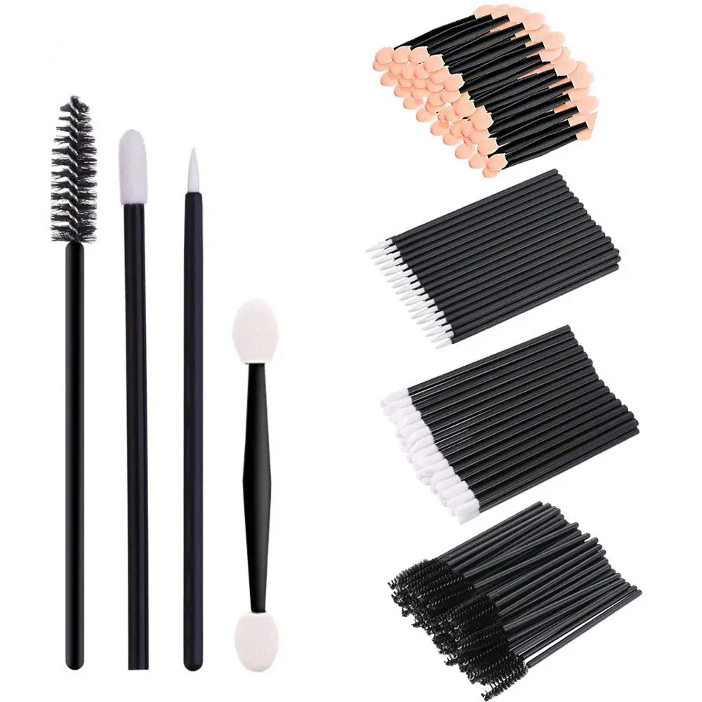200 Pcs Professional Beauty Tools Kits Makeup Brushes Mascara Wands Eyeliner Brushes Lipstick Applicators Eyeshadow Brushes