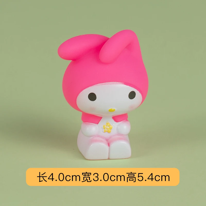 2024 New wholesale Kuromi baby bath doll Melody floating baby bath toy cartoon silicone Pochacco baby bath toy for kids