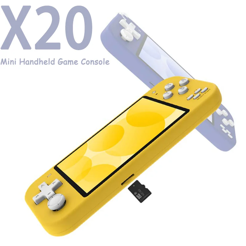 Wholesale X20 Mini Portable Game Console 4.3 Inch External 8GB Retro Video Gaming Consoles