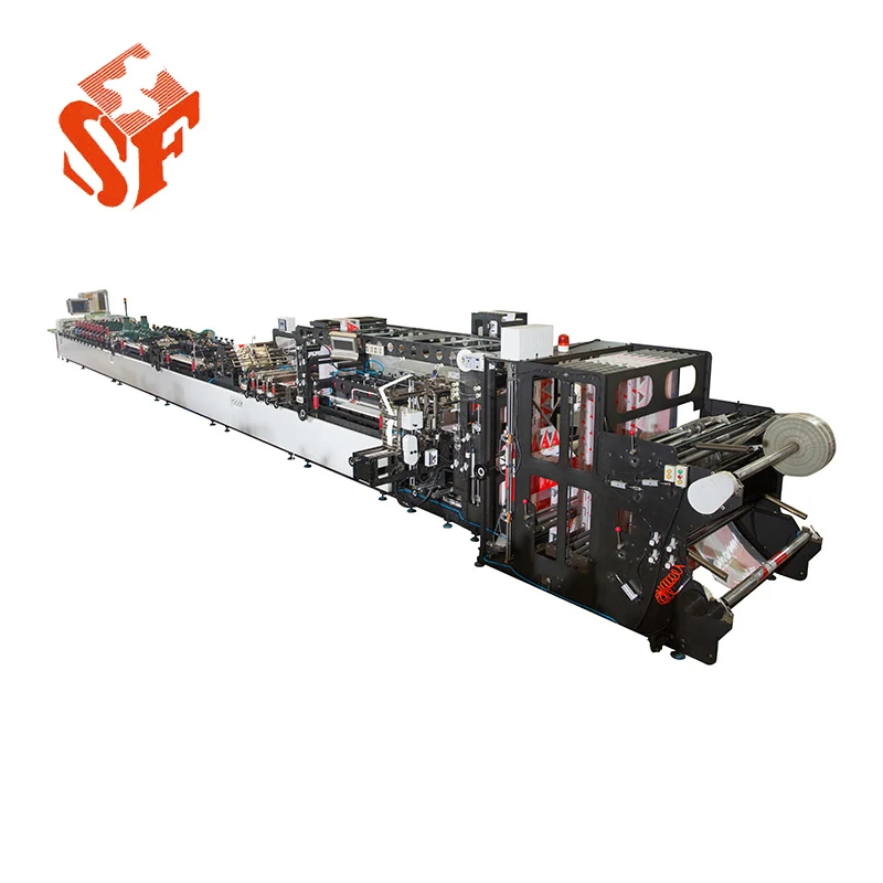 
New Design SDY-700SBD Flat Bottom Pouch , Flat Bottom Bag , Stand up Pouch with Zipper Paper Bag Making Machine 