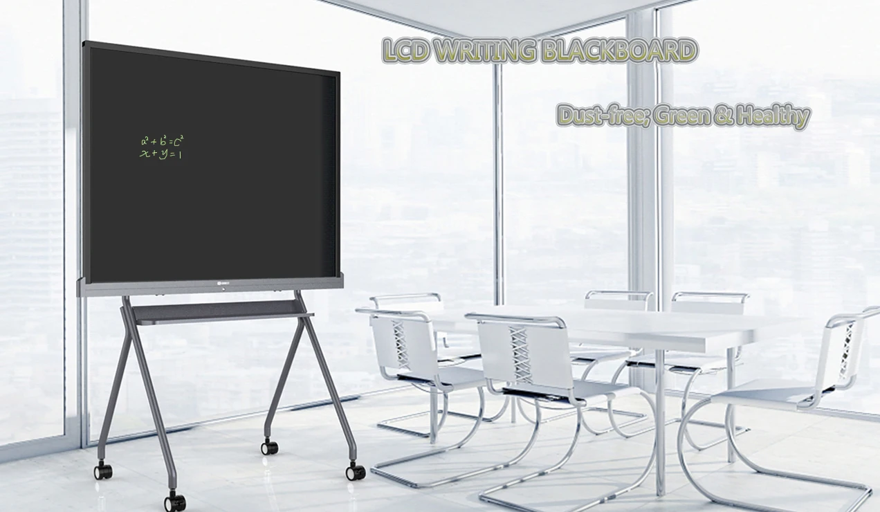 65 Inch LCD Screen Blackboard Wall Mounted Smart Teaching Blackboard Touch Screen Blackboard for Teaching