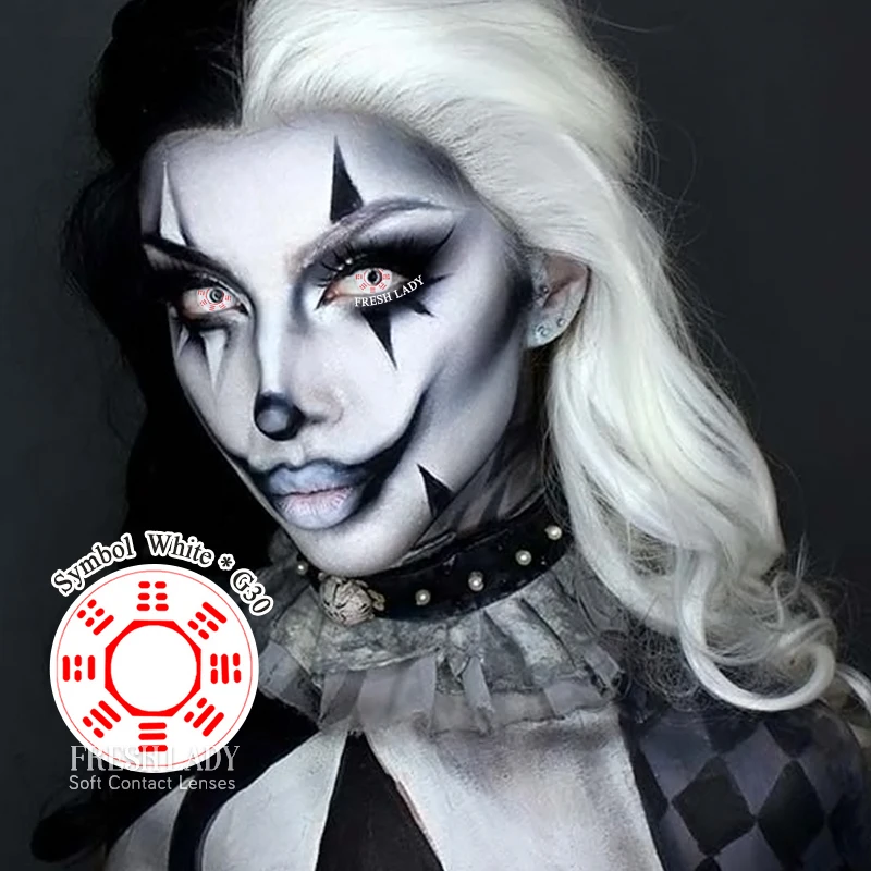 2019 freshlady color contact lens fancy eye contact lenses wholesale halloween soft contact lenses