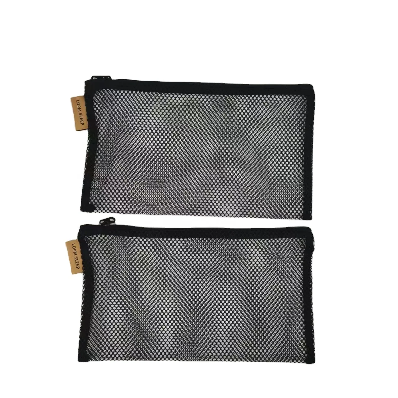 Eco-friendly Home Lingerie Socks Cloth Coarse Mesh Laundry Washing Bag With Top Zipper