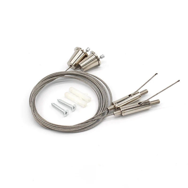 Lights Pendant Lamp Parts ceiling mounting Hanging system Kit Cable Suspension kit