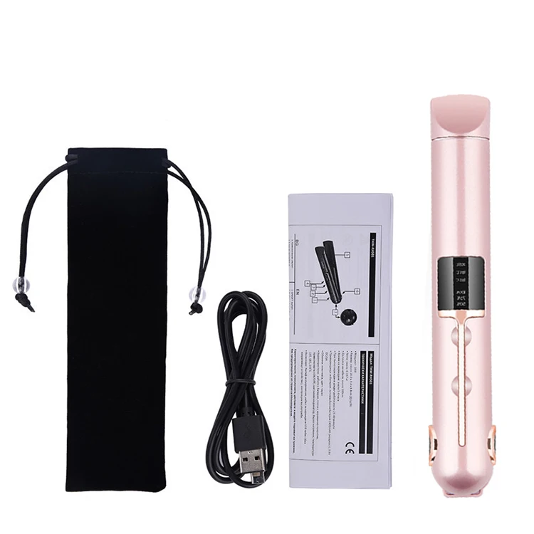  Professional vendors hair straightener mini flatiron flat iron titanium flatironvendor with private