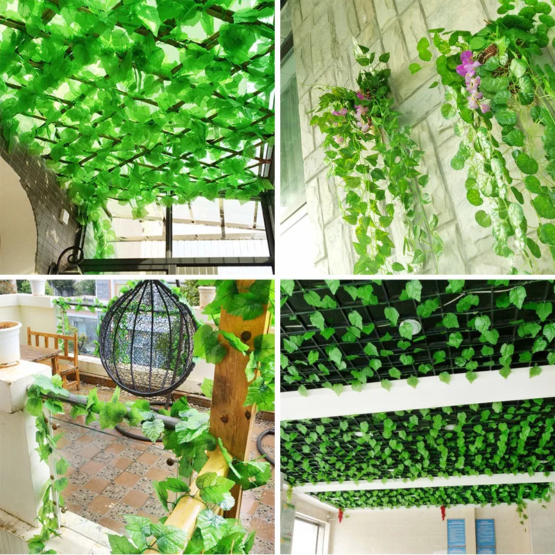 Low-Maintenance Fake Greenery Vines for Home Offices and Workspaces to Bring Nature Indoors Without Care