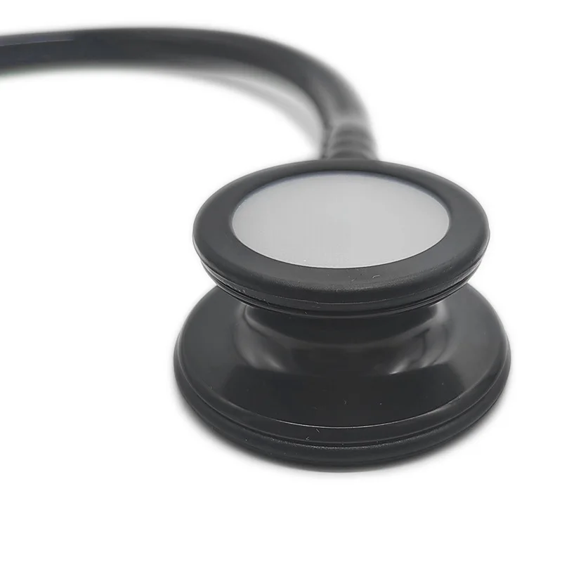custom black stetoscop medical stethoscope cardiology estetoscopio
