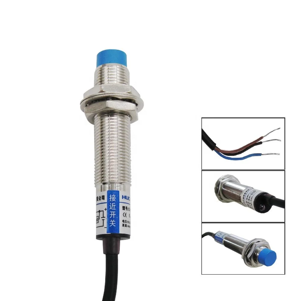 M12 Approach Sensor Inductive Proximity Switch NPN NO DC 6-36V, 4mm Detecting Distance LJ12A3-4-Z/BX