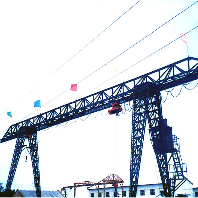 Truss Type Single Girder and beam Gantry or Goliath or Frame Crane with Electric Hoist