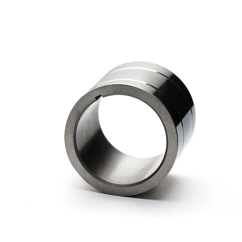 Tungsten Carbide Wear-Resistant Liner Tungsten Carbide Valve Bushing Precision Machined Carbide Bushing/Lining