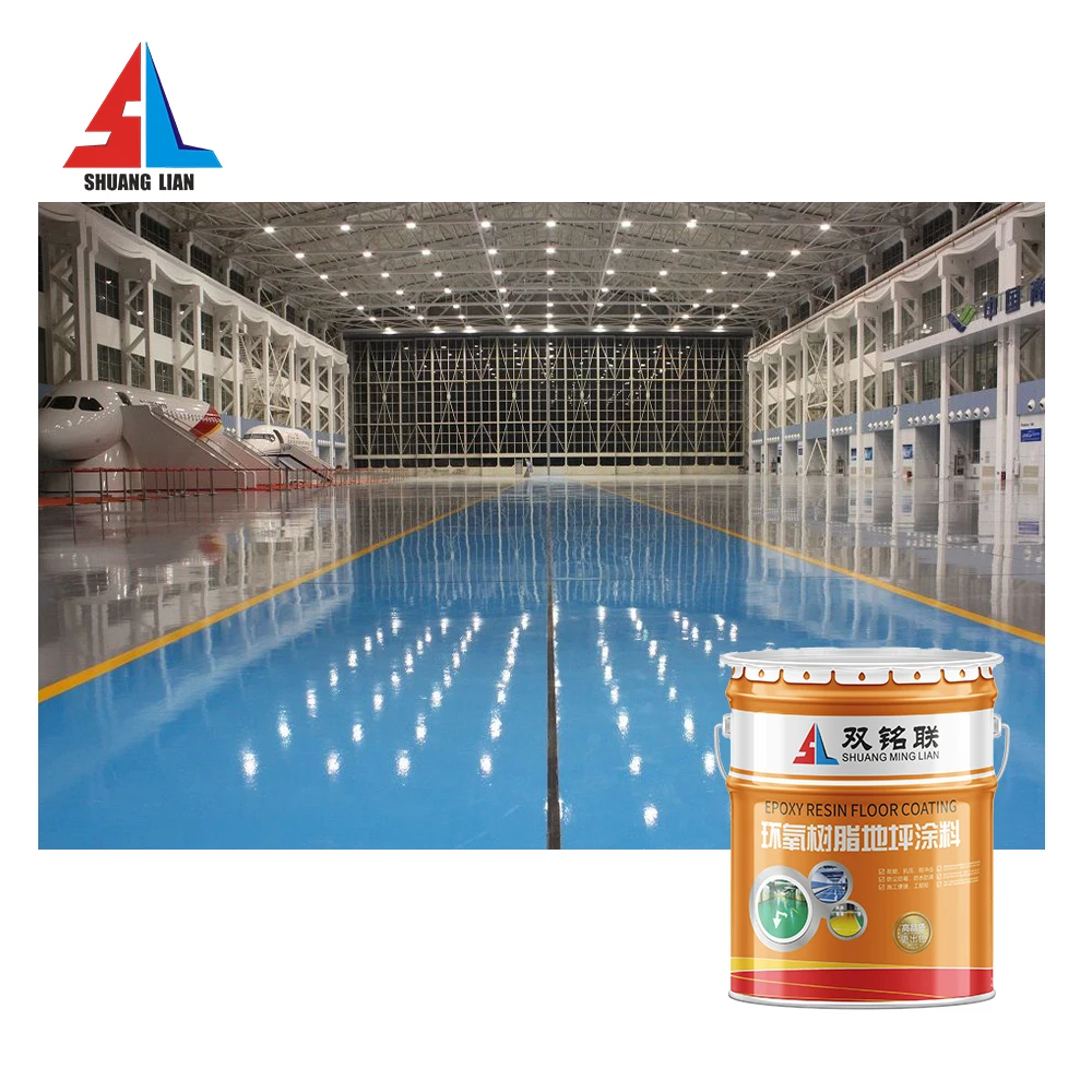 Industrial Epoxy Resin Topcoat Floor Coating Paint for Workspaces Garages Workshops Warehouses Food Beverage Factories