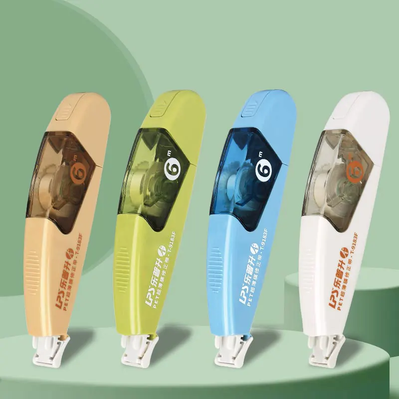 Custom Print Stationery Correction Supplies Error Cover Film Pen Type Replaceable Correction Tape
