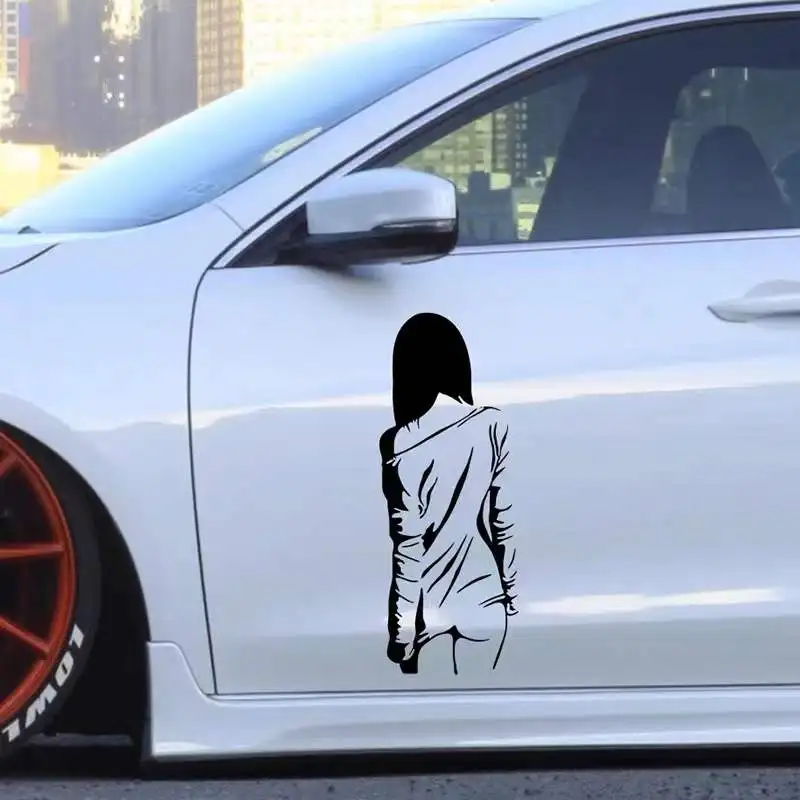 Sexy beauty background car door stickers body car stickers hood car stickers