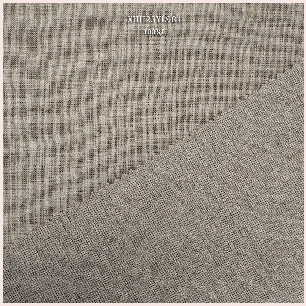 Fabric for Garment Best Price Excellent Quality 100% Pure Linen Shirt Woven Plain Lightweight Women Linen Shirt Dress 5 Meters