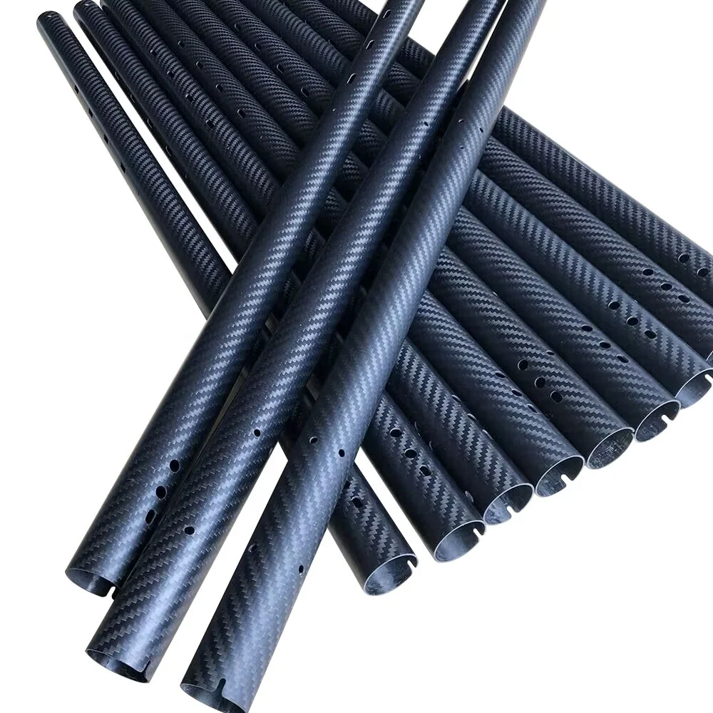 Труба дрона из углеродного волокна 3K диаметром 20 мм 25 мм 30 мм 40 мм 50 мм Длина 1000 мм 2000 мм