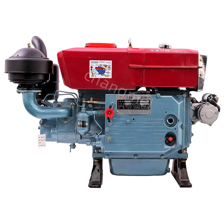 Factory Price Electric Start Machinery Engine 20Hp Single Cylinder Diesel Engine 19Hp Diesel Engine
