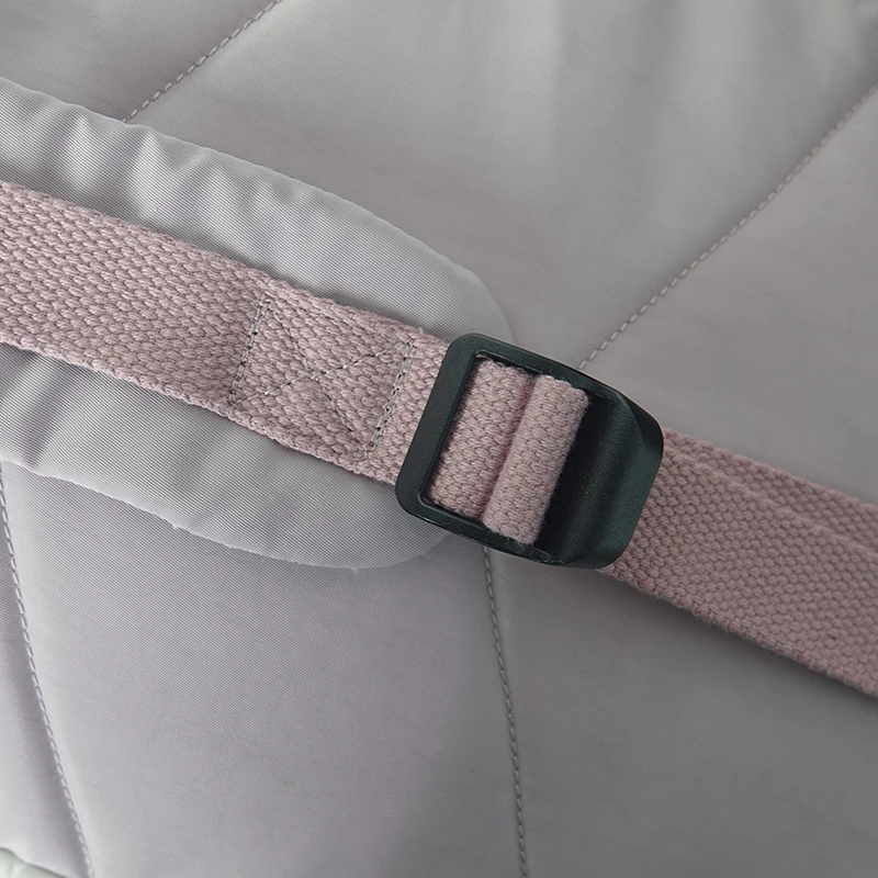 Tri-color crossbody fashion nylon bag for lady