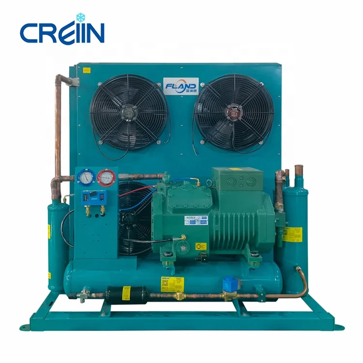 5/6/8/10/12Hp Medium Refrigeration Unit Air Cooled Open Type Cold Storage Compressor Condensing Unit