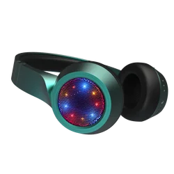 Fashionable design hot sale new product headsets headset earphones for bulk gift items LED fashion dj