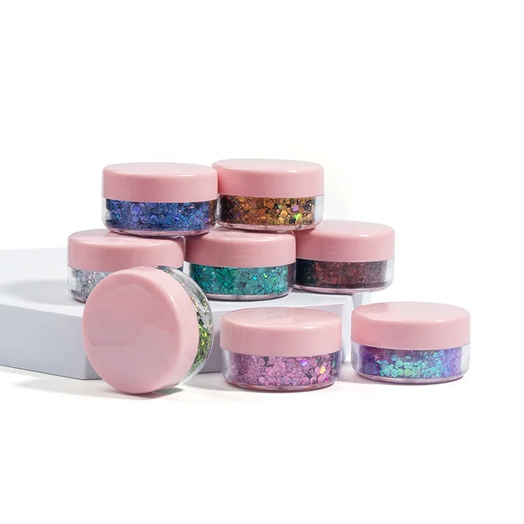 New Wholesale Halloween Reflective Glitter Shadow Flakes Face Star Body Glitter Chunky