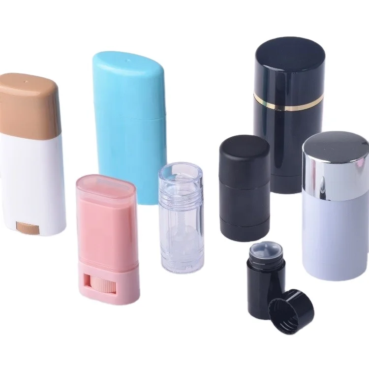 New style bpa free plastic empty 15ml 40ml 50ml 75ml 2.5 oz deodorant stick container