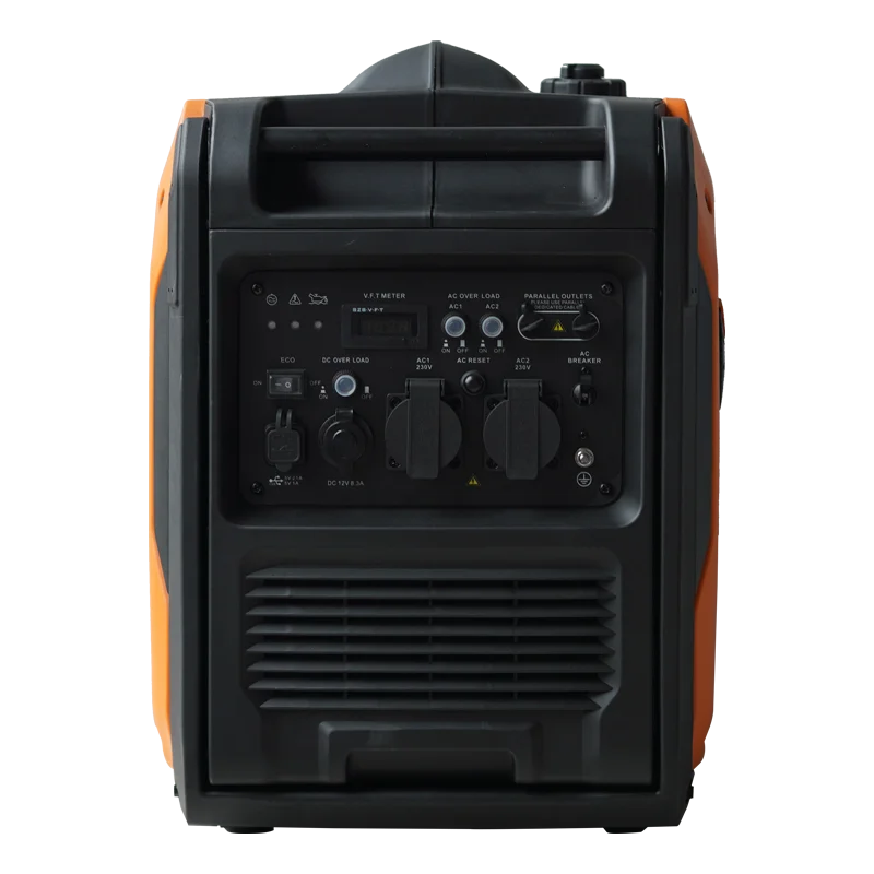 Gasoline AC Silent Portable  Generator Powerful Remote Control Tesla 11L 5kw for EV charging  with Handle and Wheels