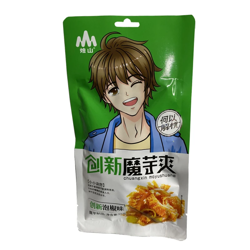 
Chinese popular snack Low Fat Low Carb Snacks Konjac 