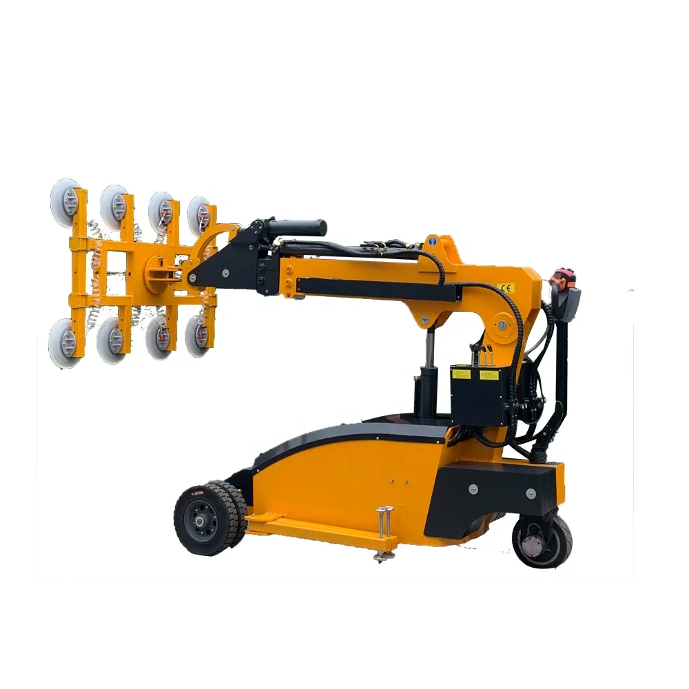 Hydraulic Vacuum Panel Lifter Glass Installation Lifting Moving Equipment For Glass Installation Robot Price