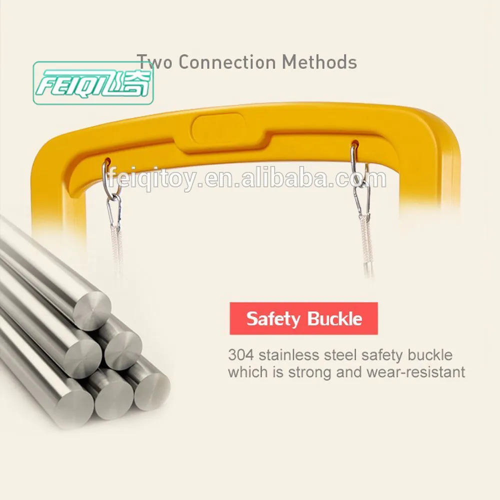 Feelkids baby indoor plastic kindergarten toy swing set for children