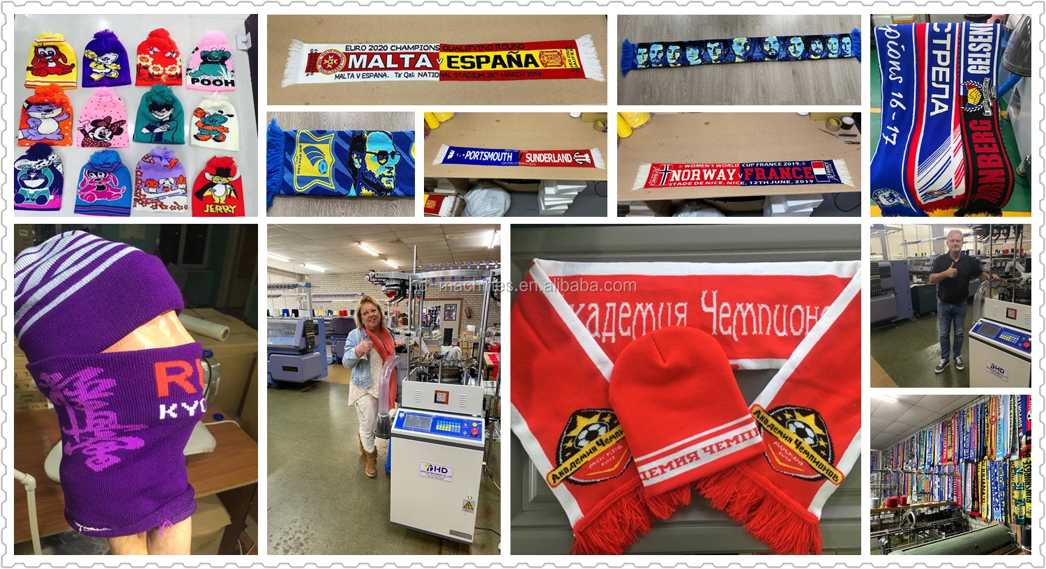 HD365 auto sweater hat scarf  knitting machine