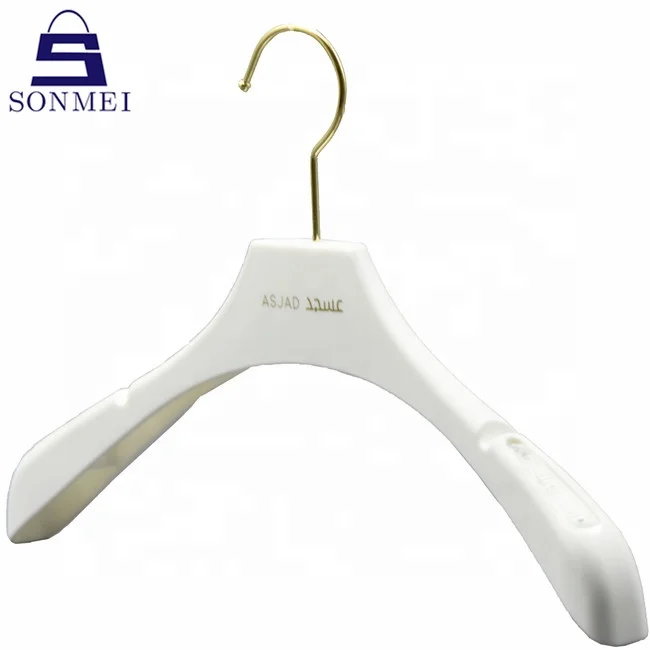 Customized nonslip dress white rubber plastic hanger