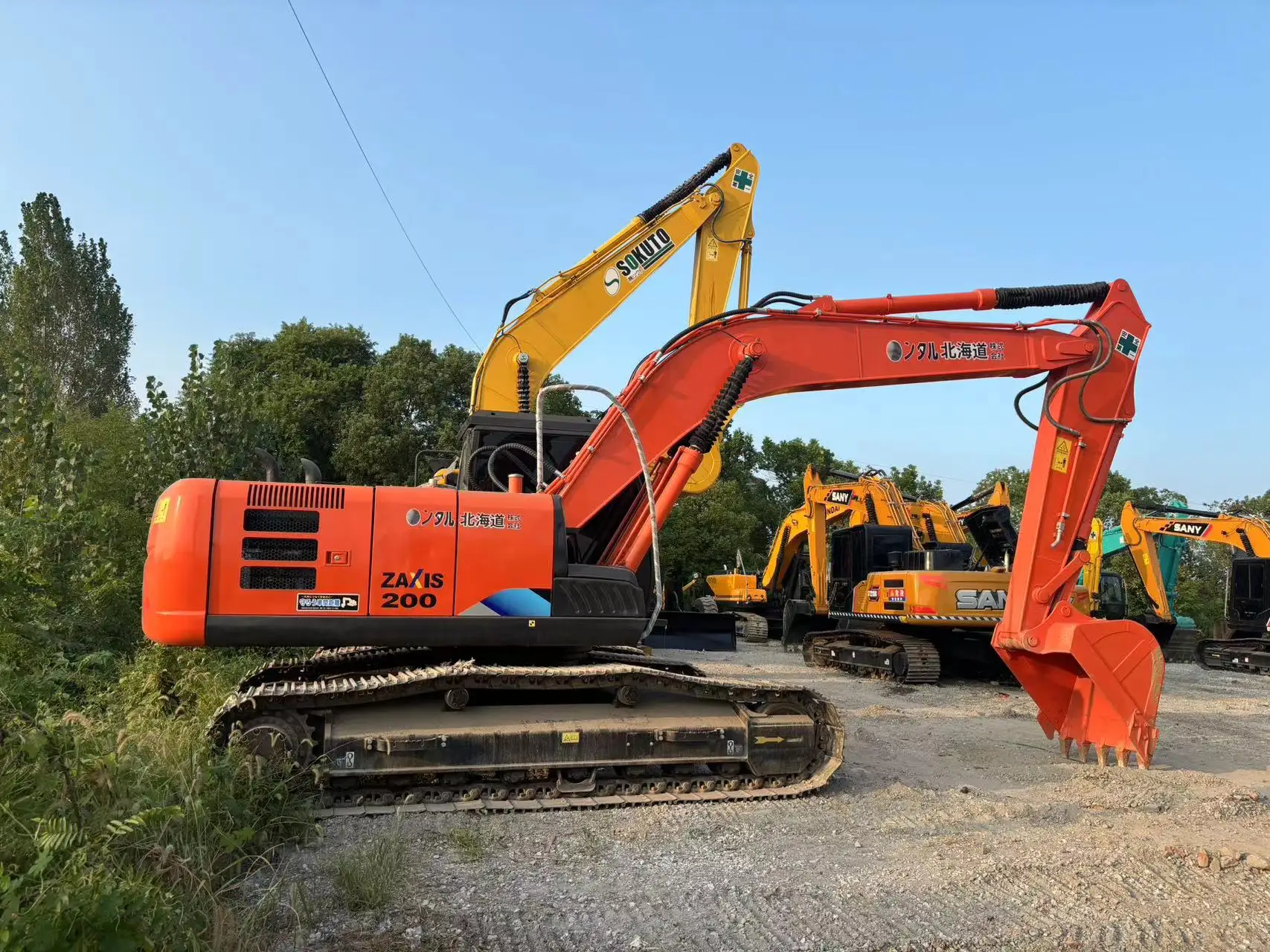mini cheap Excavator Used Hitachi 200 Excavator