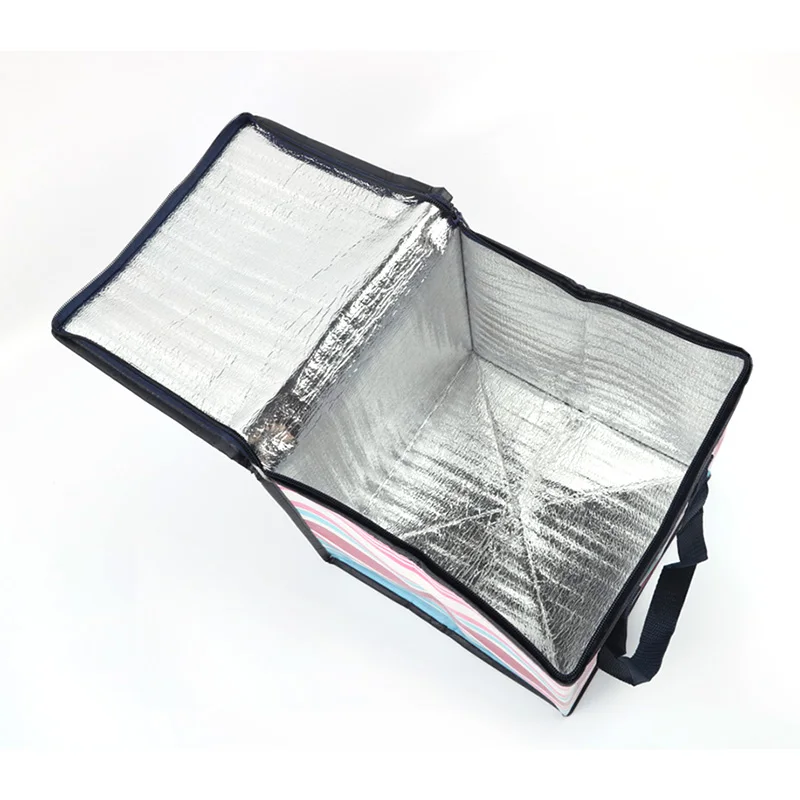 Wholesale Custom Printed Foldable Reusable Cheap PP Non Woven Oxford Cotton Beer Wine Food Storage Bags Outdoor Ice Cooler bags