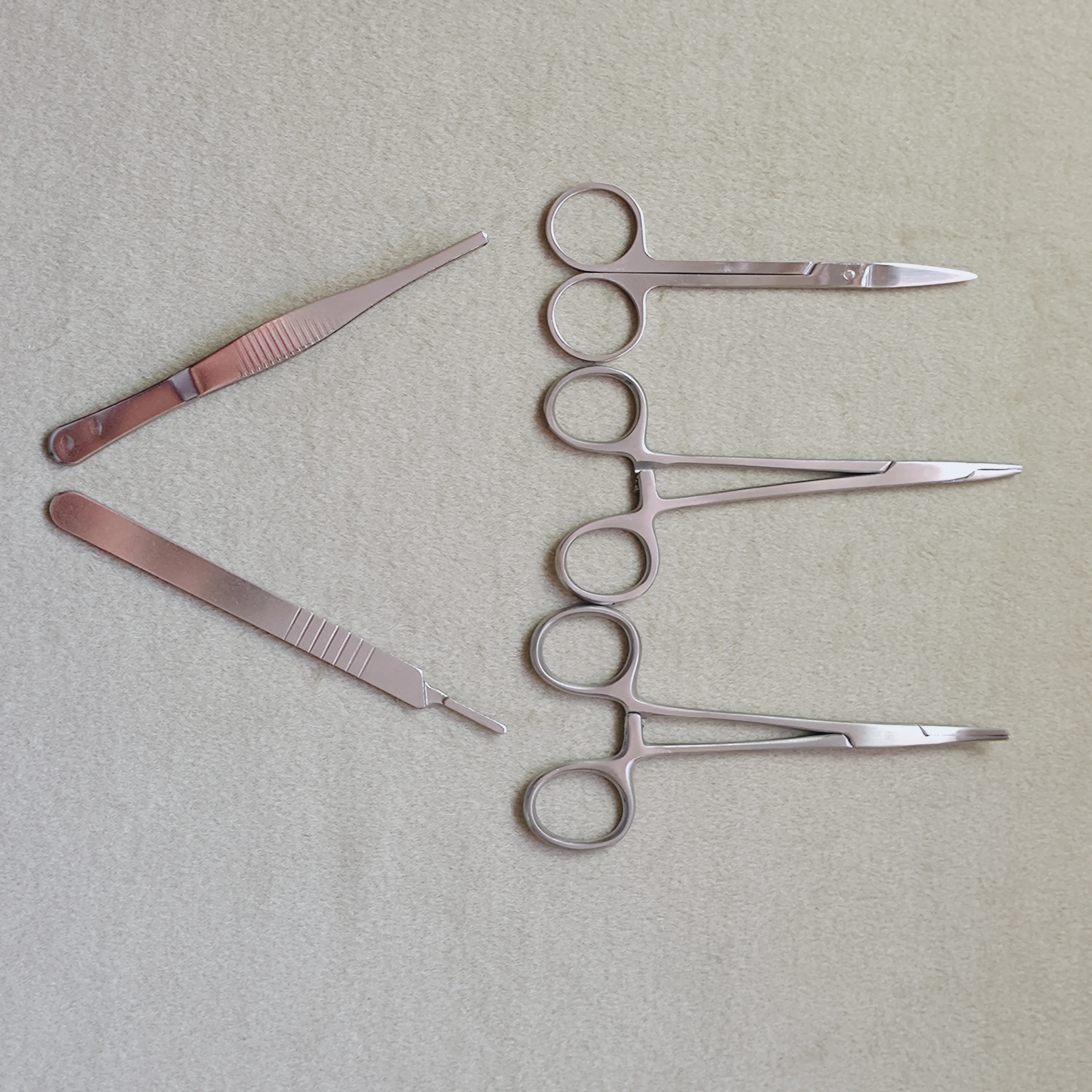 Premium Quality Dissection Kit Piece Stainless Steel Tools For Medical Surgical Sets