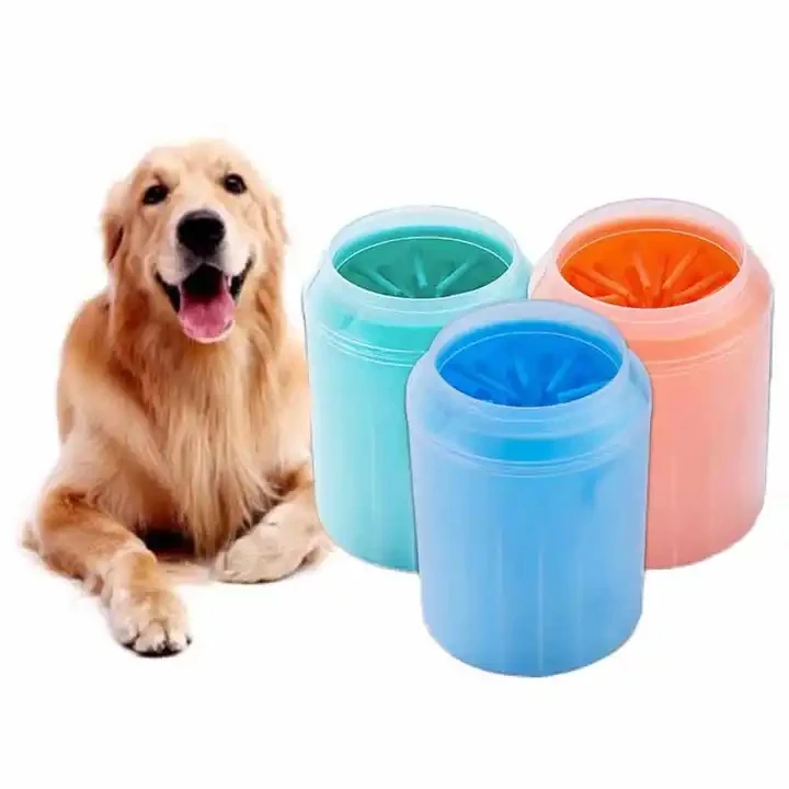 Factory Wholesale Detachable Portable Pet Dog Foot Washing Cup EasytoUse Paw Cleaner Cup for Dogs