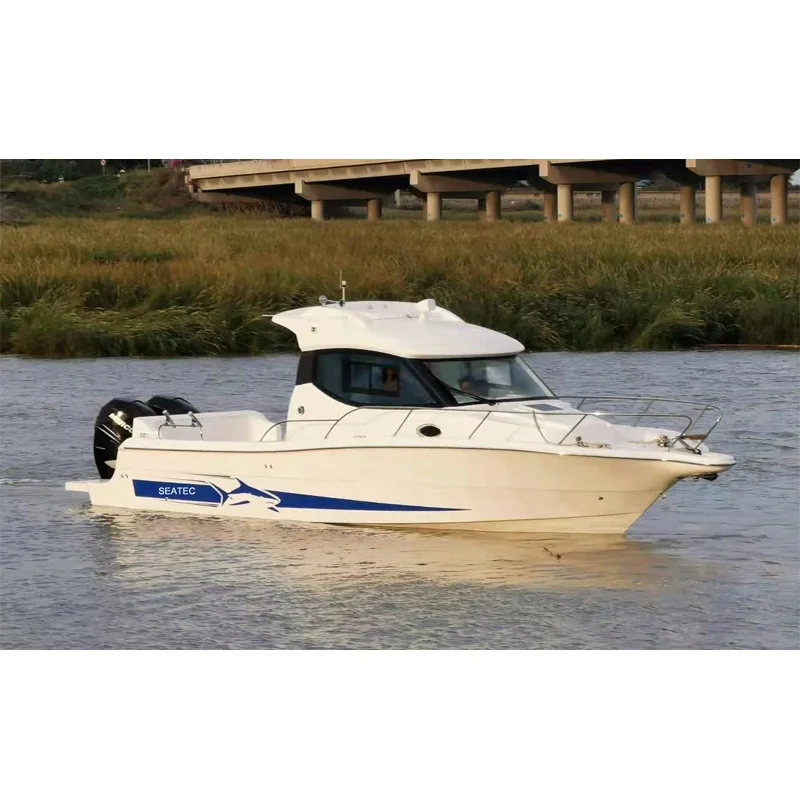 
Factory wholesale 36FT High speed Fiberglass r Outboard engine fishing boat 