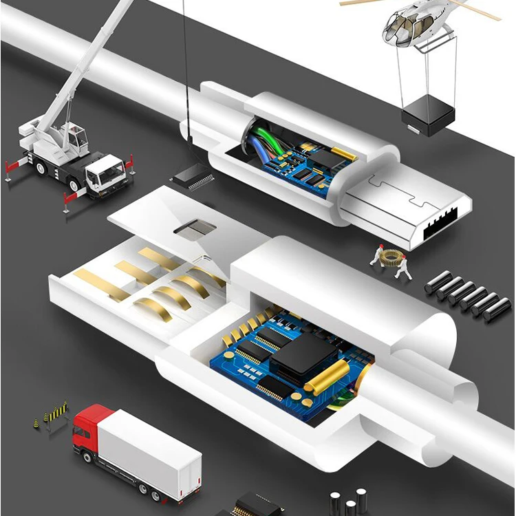 micro usb cable 20 awg - 28 awg