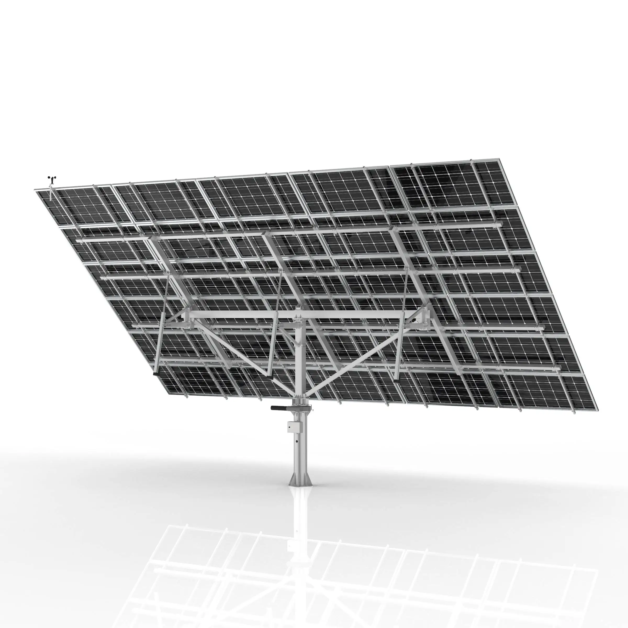 Huayue solar tracker-15KW HYS-30PV-78-M-3LD 2 axis solar pv tracker solar tracker sun tracking kit solar tracker