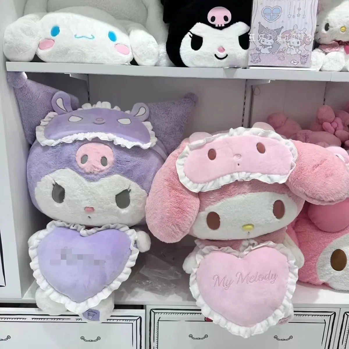BoTu Cute kulomi Plush Toys Kawaii Cartoon My Melody Baby Sleeping Stuffed Doll Room Decoration Pillow Children Xmas Gifts Toys