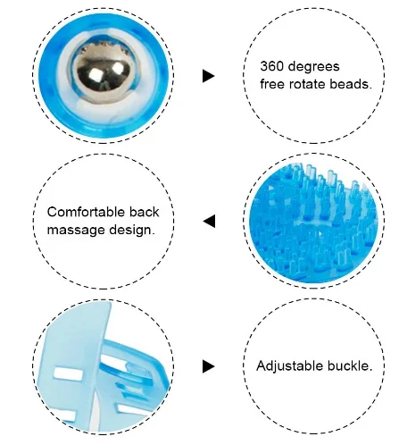 Massaging Rollers Hand Massage Glove - Portable Cordless Hand Held Personal Travel Gloves Massager