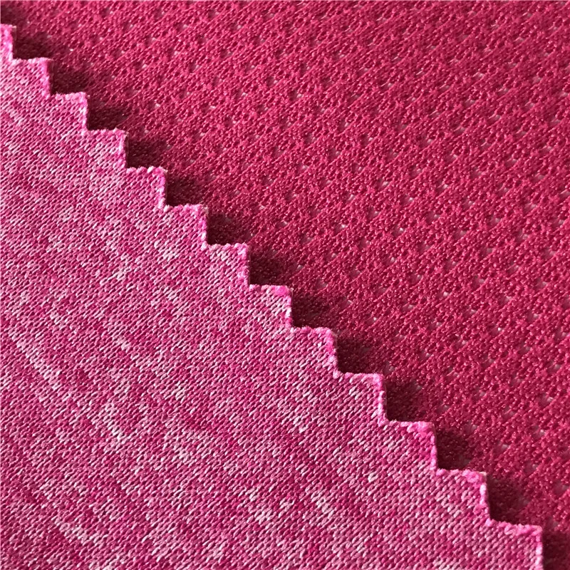 J5/R5LR7-4 100% cation poly knit jersey 150D cation poly knit jersey laminated polyester net jacket fabric