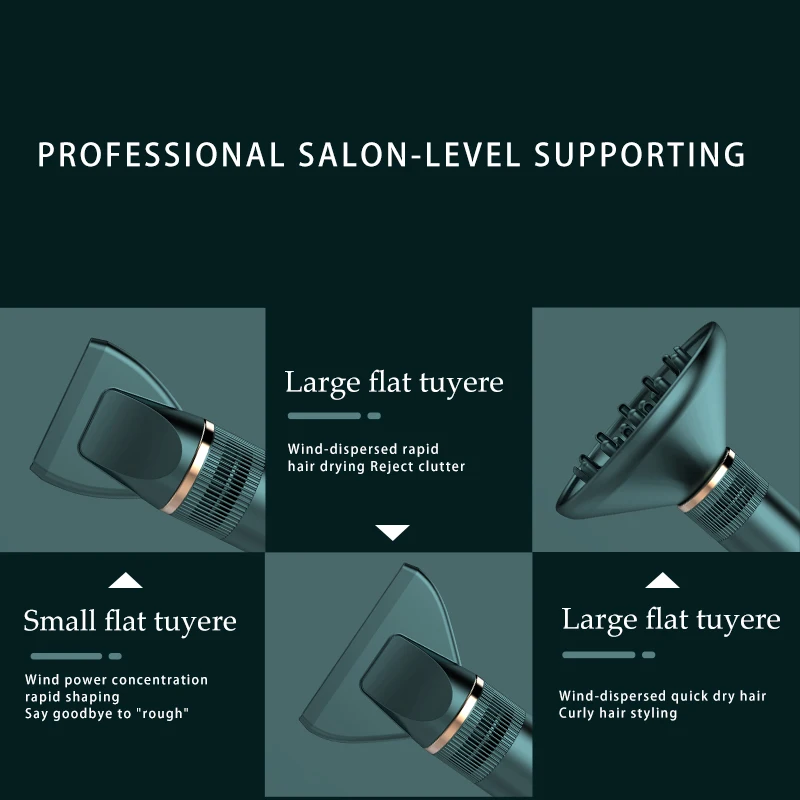 China manufacturer Professional Salon AC motor 1600W Negative Ionic Hair Drier Brushless portable Hair Blow Dryers