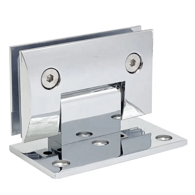 90 degree factory stainless steel folding shower pivot self closing frameless door glass hinges