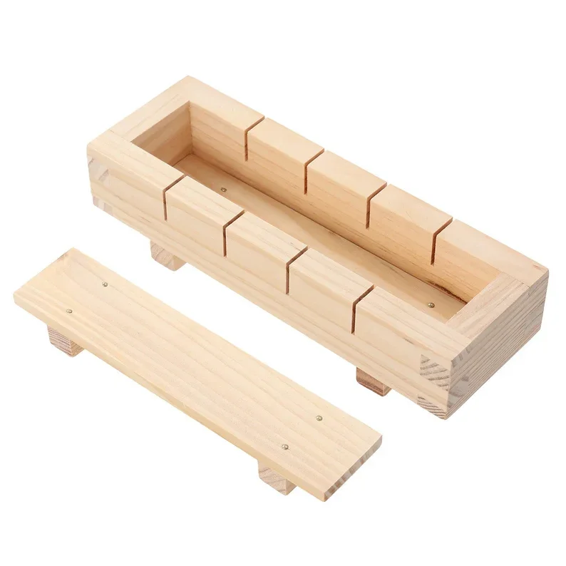 Natural Wooden Sushi Press Mold Japan Sushi Rice Making Molds