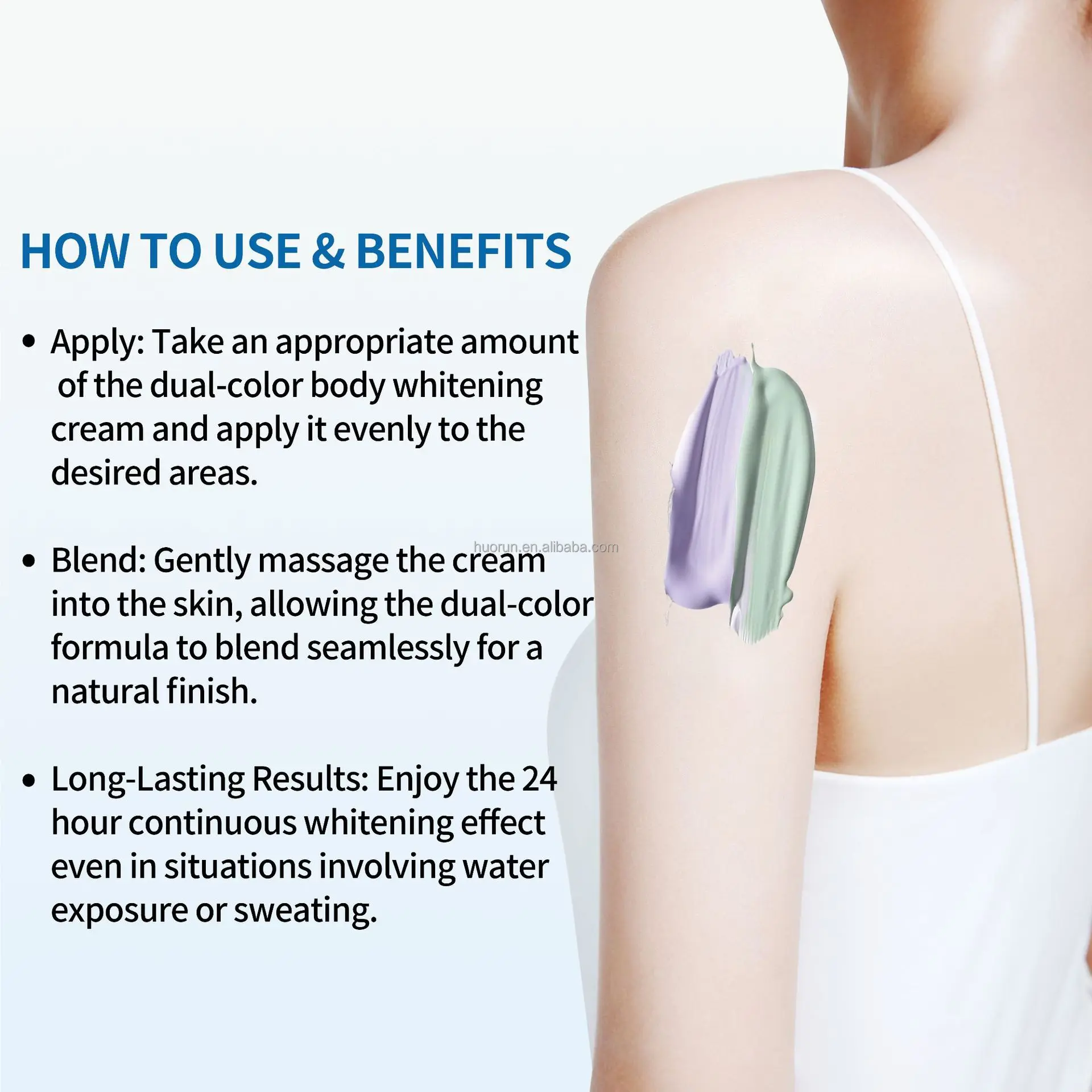 Smart Diary  Body Cream Moisturizing Primer Isolation SPF50+++ Water & Sweat Resistant