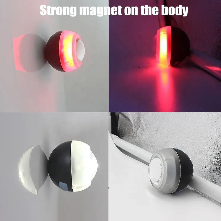 Eye Shape 3W Wide Light Range Magnetic Multifunctional USB Rechargeable Headlight Or Bicycle Light