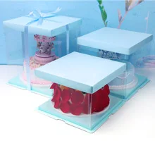 
Box Cake Transparent Costumize Holographic Luxury Cake Boxes Packaging And Bags 
