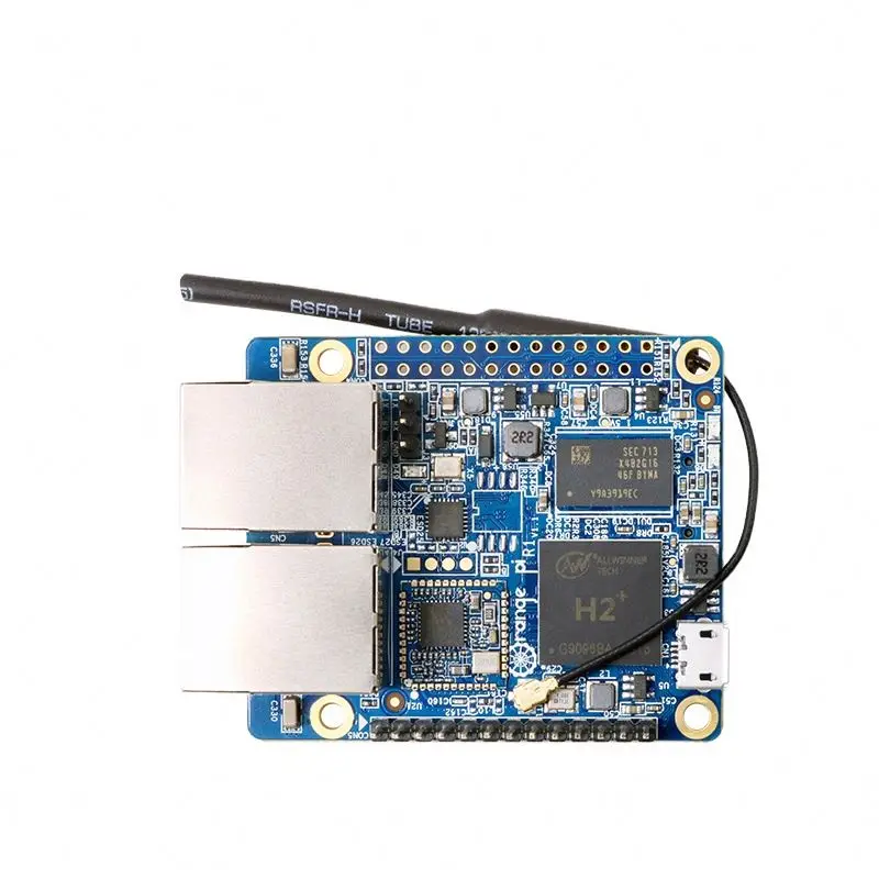 Taidacent Orange Pi R1 Openwrt Mali400MP2 GPU 256MB Dual RJ45 Port Single Board Microcontroller Programmer Development Board