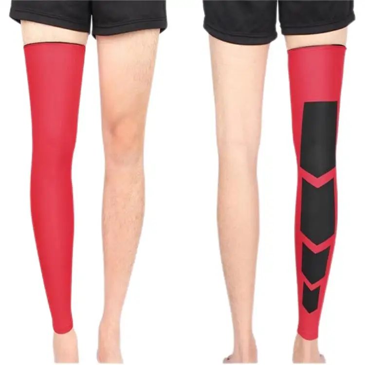 Wholesale Lengthen Sports Knee Protector Pads Non Slip Bandage Leg Support Leggings Long KneePads