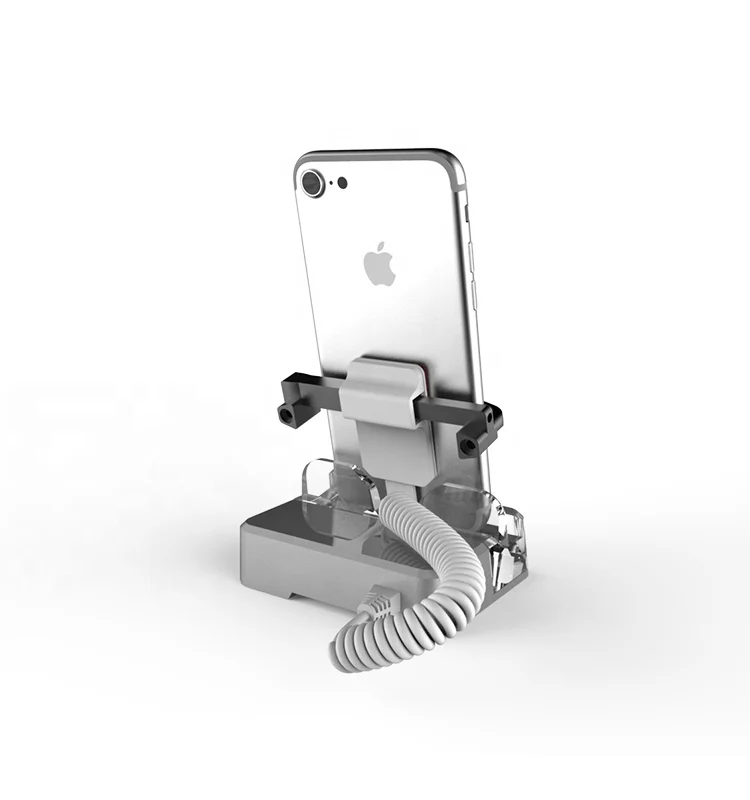Inshow cell phone Vertical Security Display with Clamp alarm holder anti-theft device